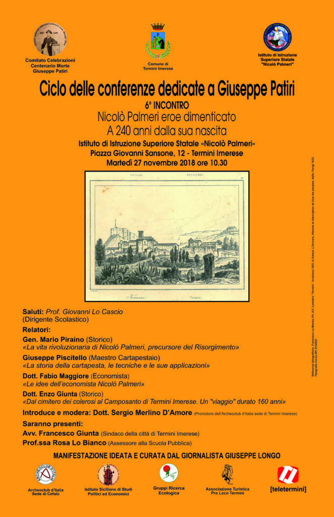 Ciclo delle conferenze dedicate a Giuseppe Patiri 6° incontro