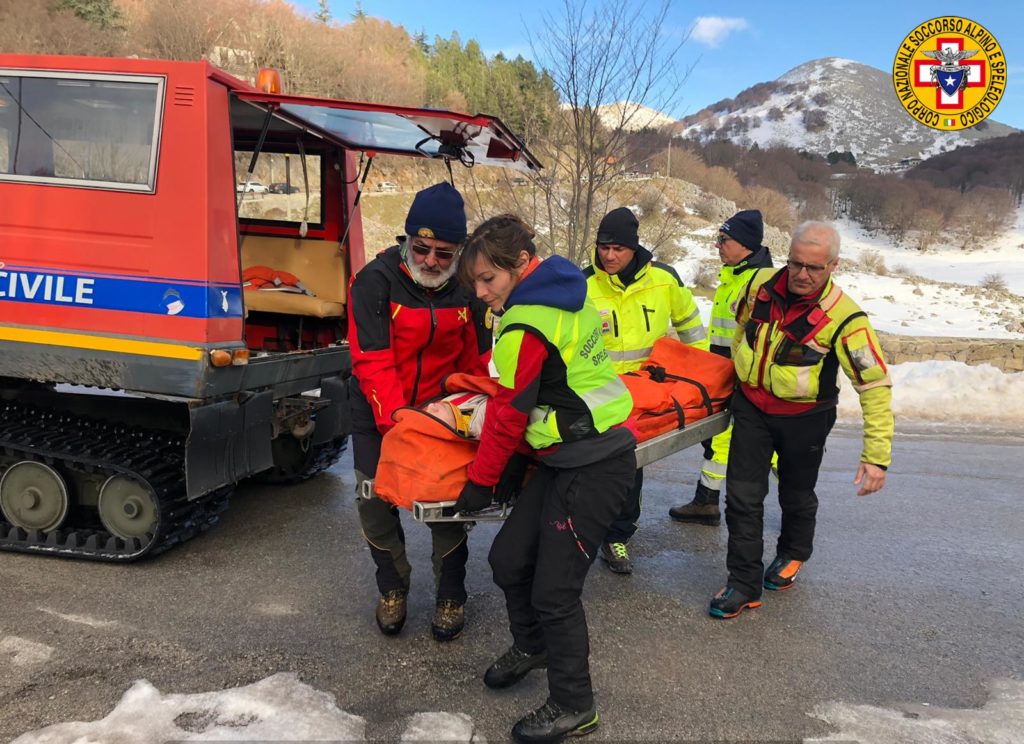 Piano Battaglia, due interventi per incidenti causati dagli slittini