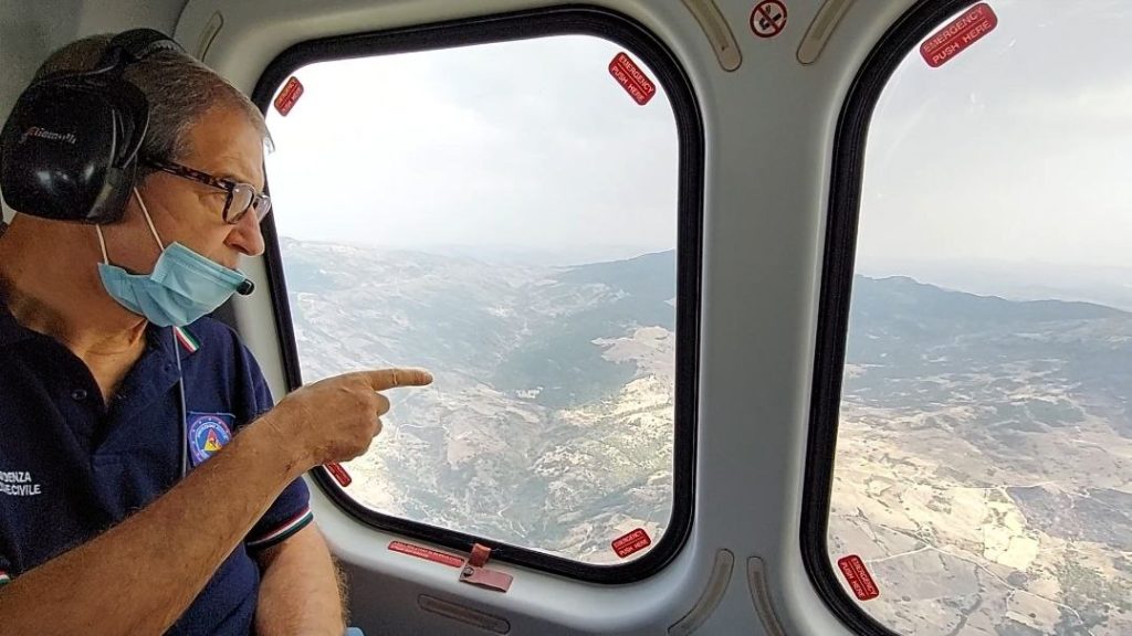 Incendi Madonie e Nebrodi, sopralluogo di Musumeci: “Chiederemo lo stato di emergenza nazionale»