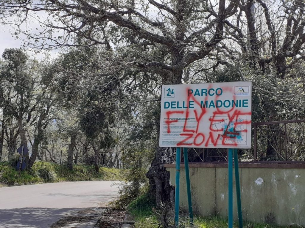 Parco delle Madonie,imbrattate alcune segnaletiche