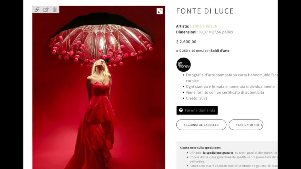 L’artista e fotografa palermitana Carmela Rizzuti selezionata da “ARTEXPO NEW YORK”