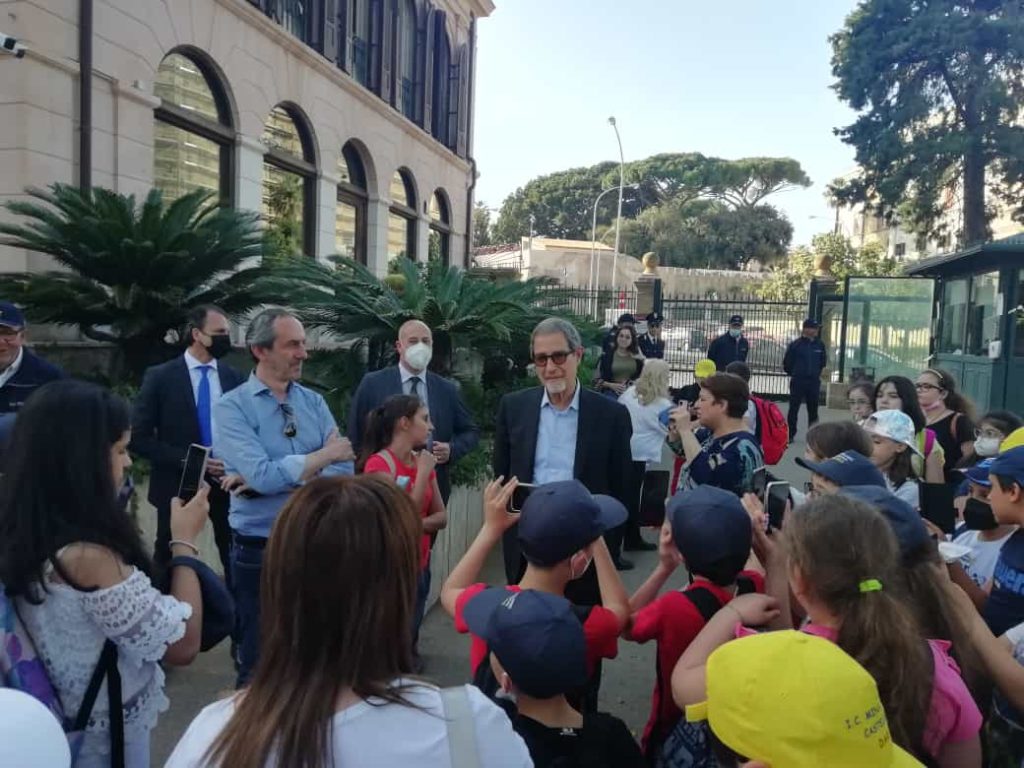Il Presidente della Regione Musumeci “guida” d’eccezione per gli alunni della Scuola Primaria di Castelbuono