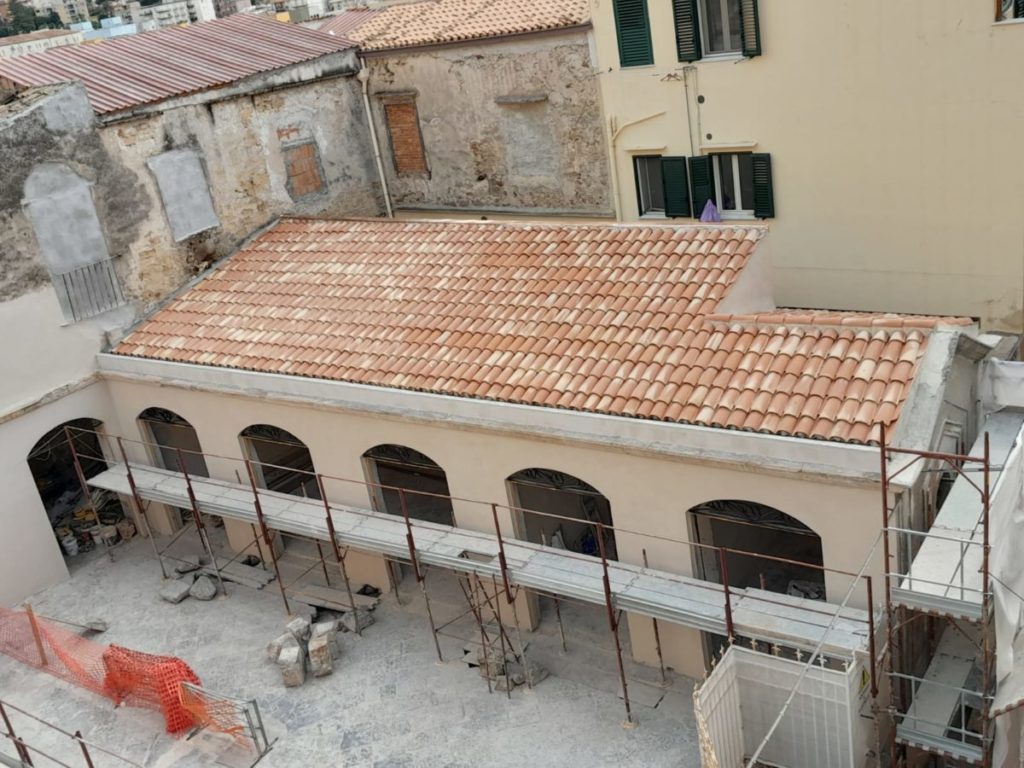 Mercato del pesce, via Amendola. Lavori in corso