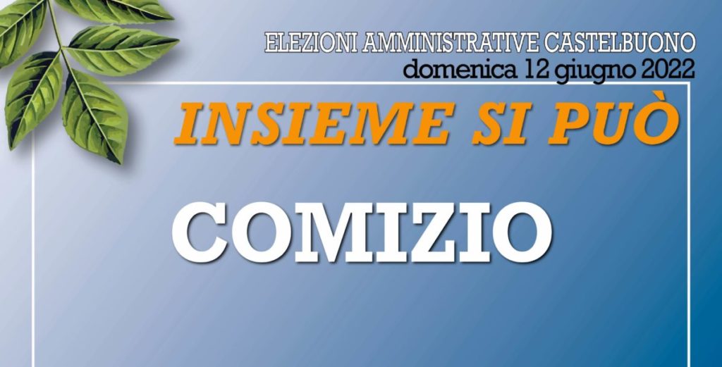 Castelbuono, comizio del candidato Sindaco Mario Cicero