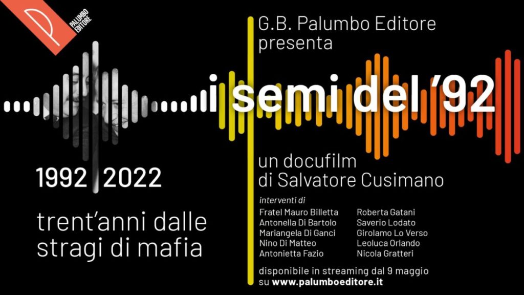 I semi del ’92. Da lunedì online il docufilm di Salvatore Cusimano a trent’anni dalle stragi
