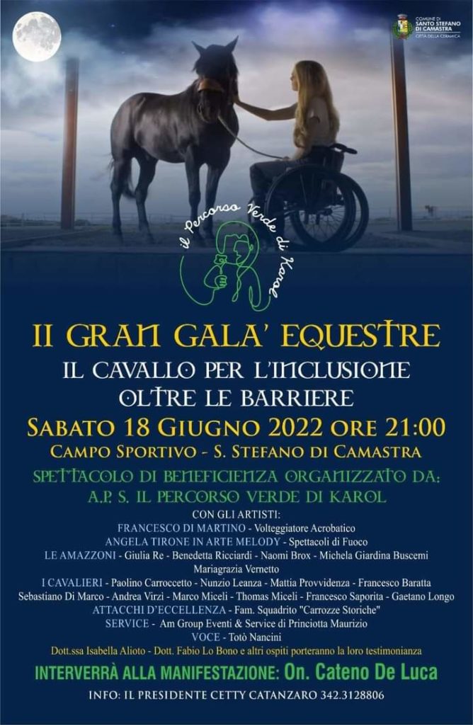 II° Gala’ Equestre,il cavallo per l’inclusione oltre le barriere
