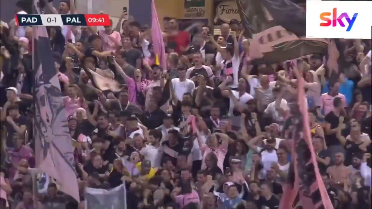 Il Palermo vince (1-0) la prima finale contro il Padova