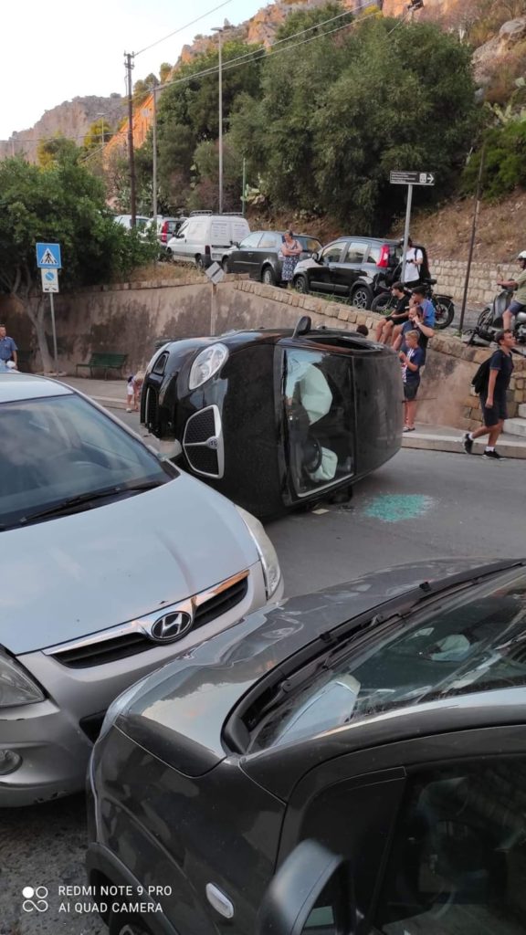 Cefalu’,incidente in via Gibilmanna
