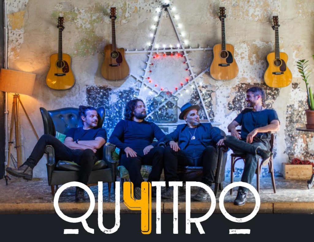 Il gruppo Qu4ttro in concerto a Gangi