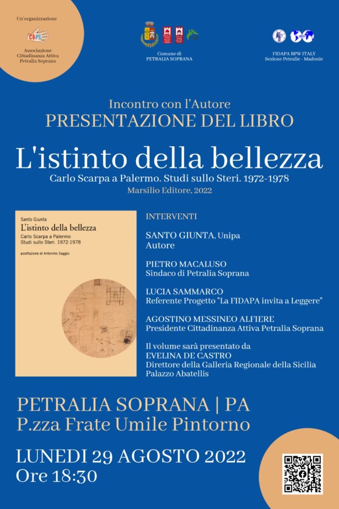 A Petralia Soprana la presentazione del libro di Santo Giunta, “l’istinto della bellezza”