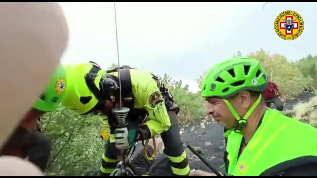 Turista americano soccorso sull’Etna