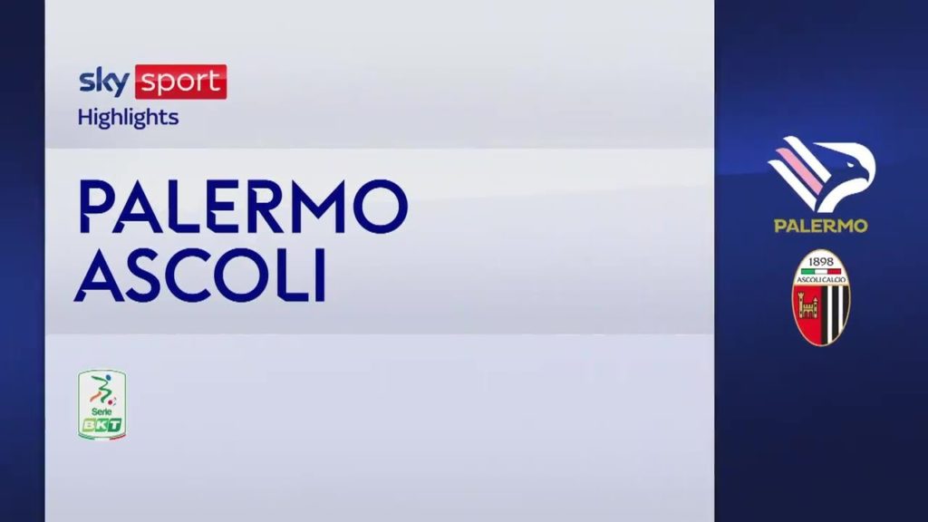Palermo battuto(in casa) dall’Ascoli 3-2,i gol