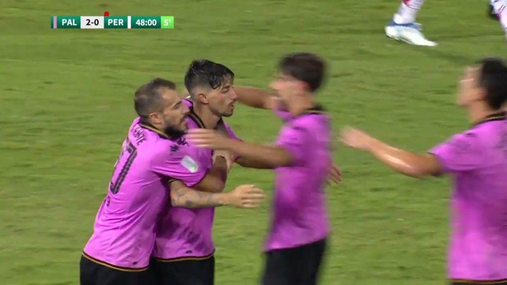 Il Palermo debutta in serie B con una vittoria sul Perugia(i gol)
