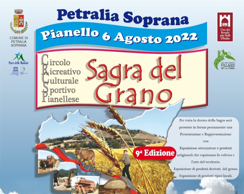 Petralia Soprana,torna la Sagra del Grano a Pianello
