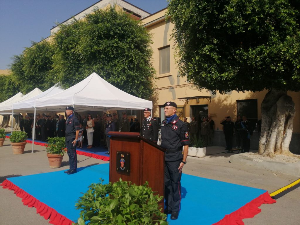 Cerimonia di cambio del Comandante del 12° reggimento Carabinieri “Sicilia”, Colonnello Giampaolo Zanchi
