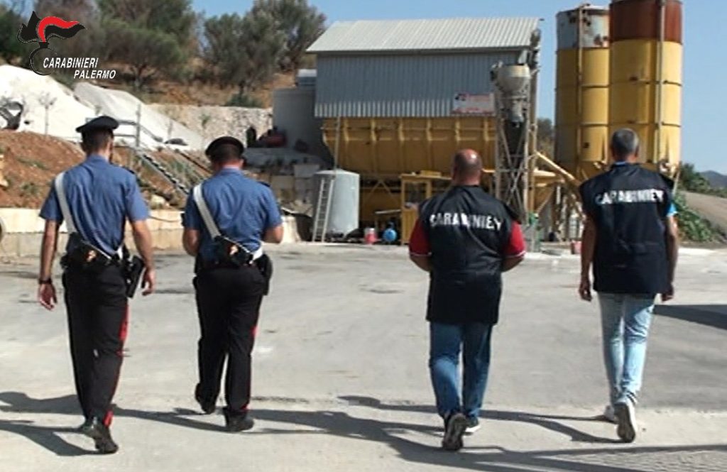 Sequestrato impianto di produzione di calcestruzzi
