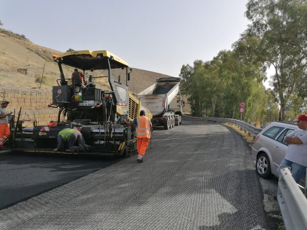 Lavori sul percorso della 67^ Coppa Nissena