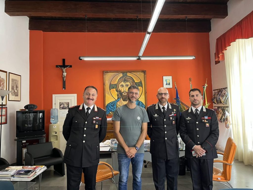 Il Comandante del Gruppo Carabinieri di Monreale in visita al Comune di Cefalù