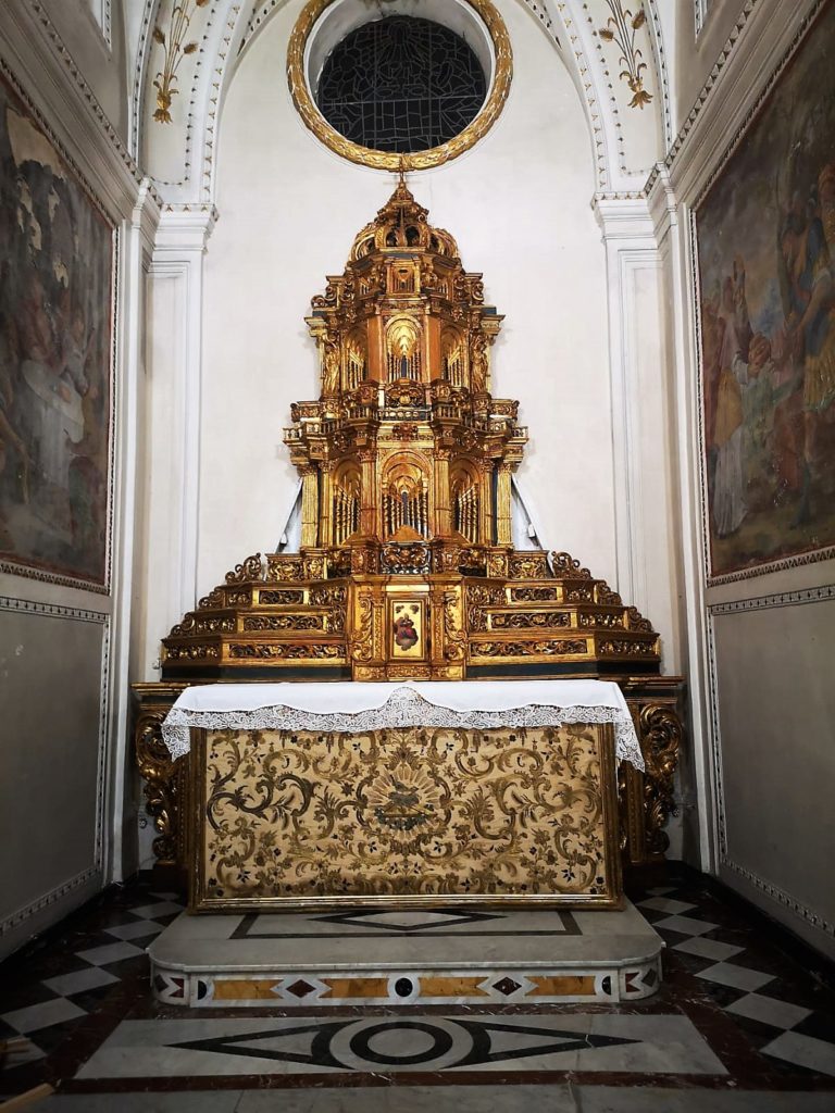 Petralia Soprana,torna a risplendere il Ciborio ligneo della Chiesa Madre