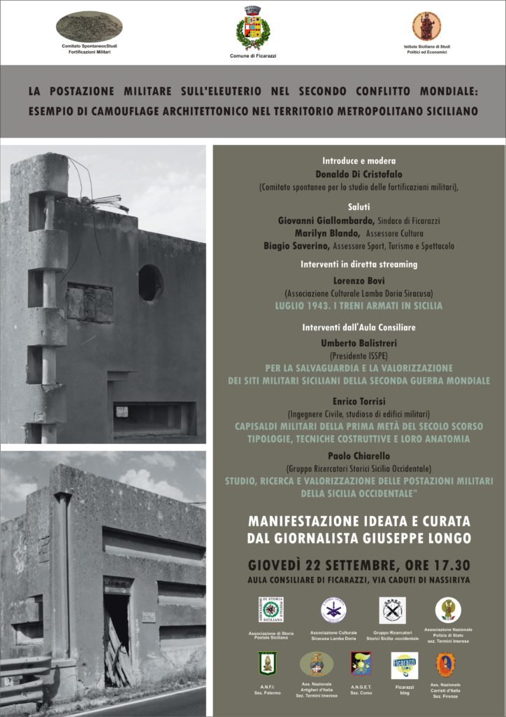La postazione militare sull’Eleuterio nel secondo conflitto mondiale: esempio di camouflage architettonico nel territorio metropolitano siciliano