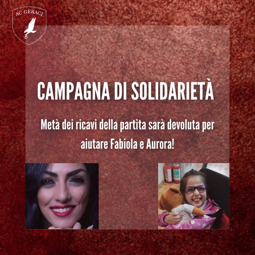 Aiutiamo Aurora e Fabiola, iniziative di beneficenza
