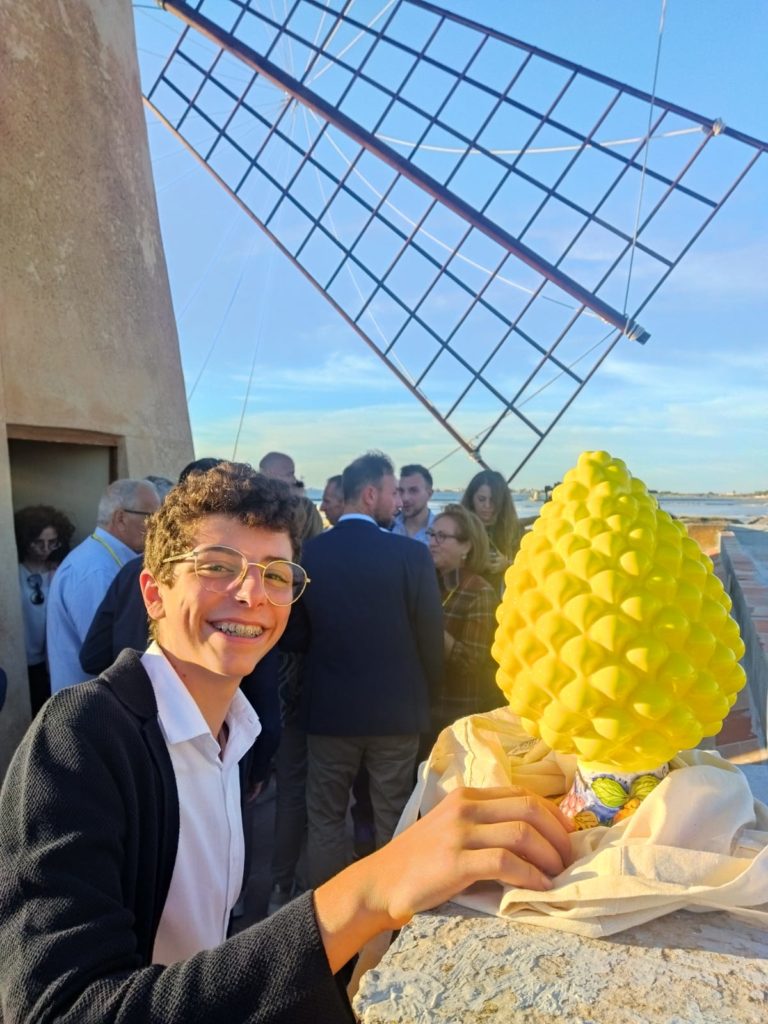 Geraci Siculo, il giovane Antonino Salmeri tra i vincitori del premio special Oscar Green 2022 Coldiretti Sicilia