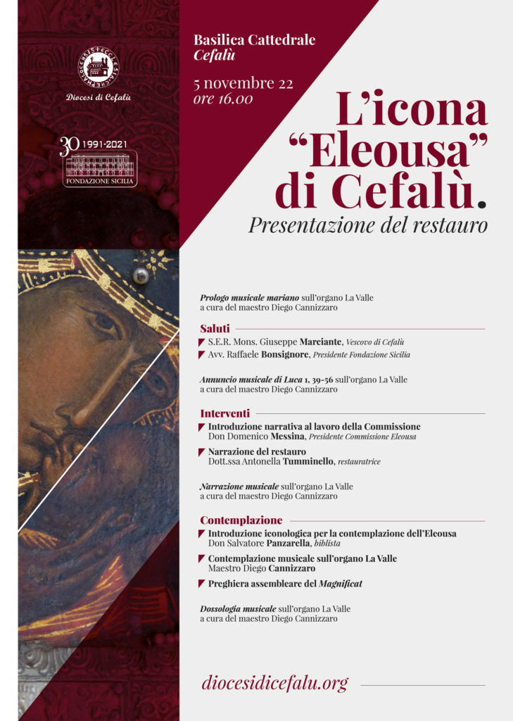 L’icona “Eleousa” di Cefalù,presentazione del restauro