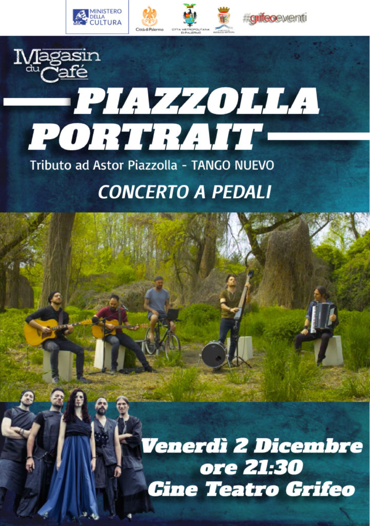 Un “Concerto a.. Pedali” con i  Magasin du Café al Teatro Grifeo dedicato ad Astor Piazzolla