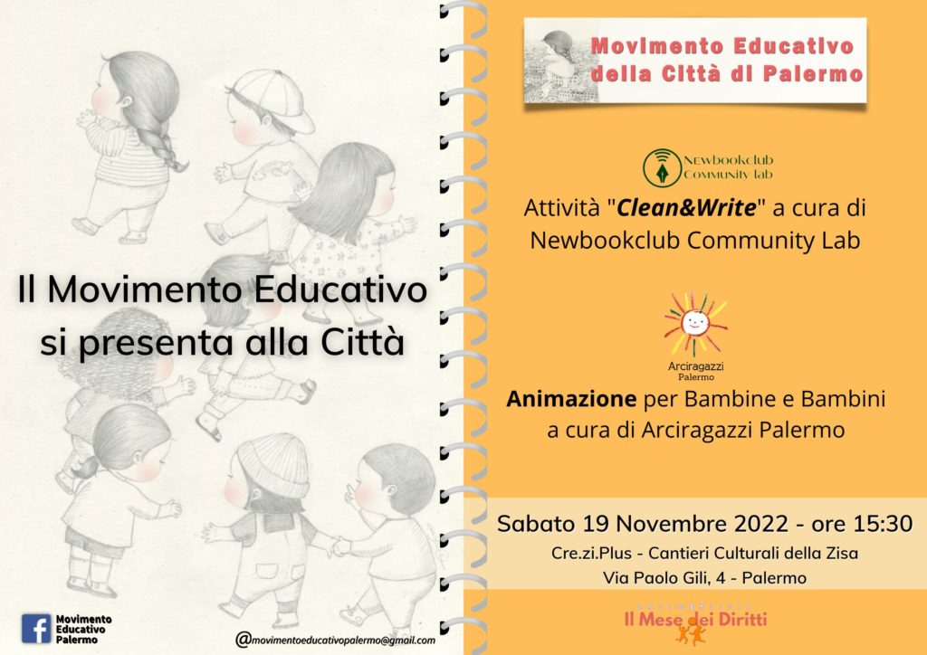 Al via il “Movimento Educativo” aperto alla città