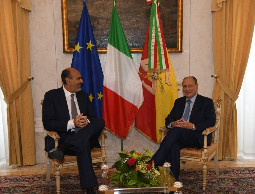 <strong>Palazzo d’Orleans, Schifani riceve il questore di Palermo</strong>