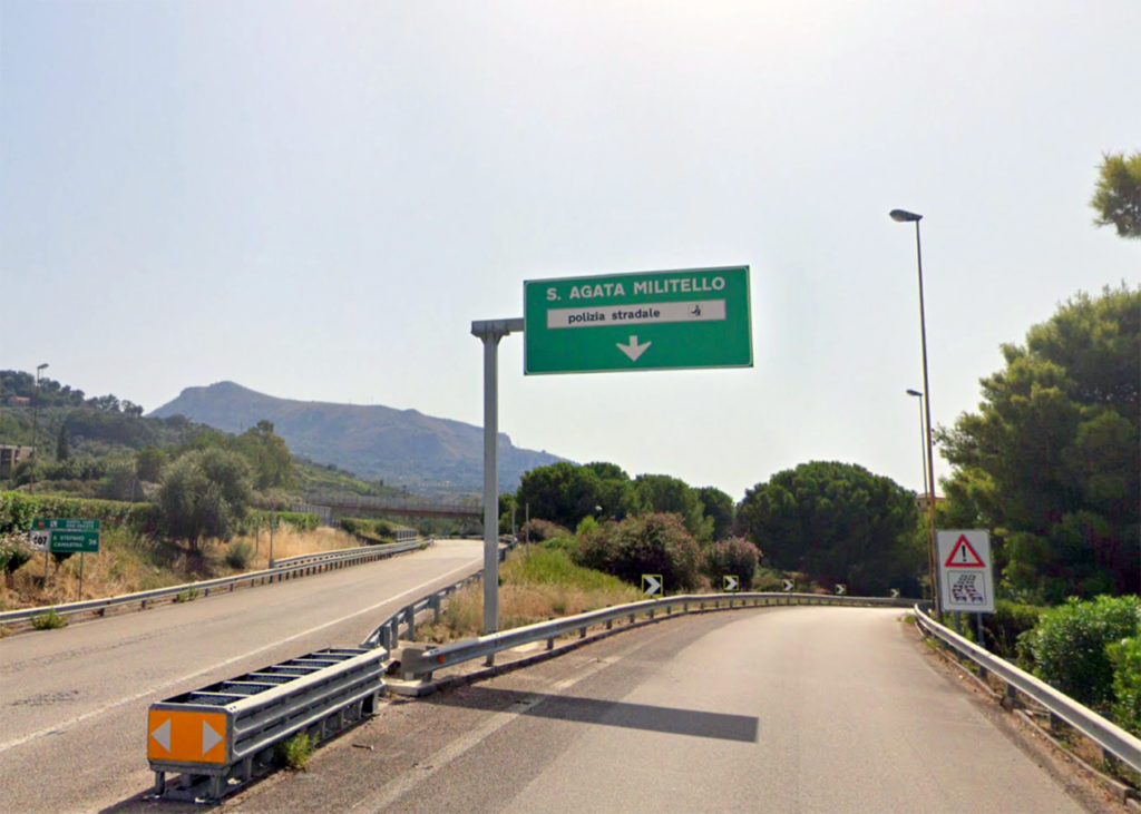 17 novembre, A20 chiusa in direzione Palermo tra Sant’Agata e S. Stefano