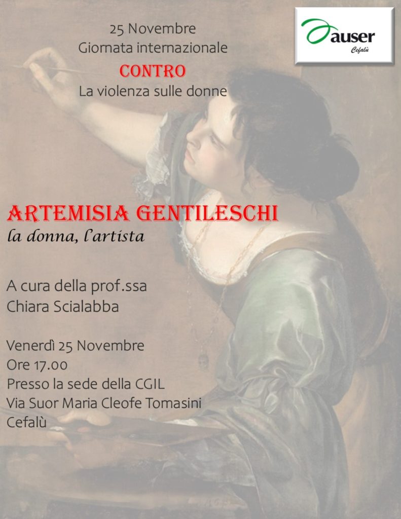 Auser Cefalù, conferenza su Artemisia Gentileschi