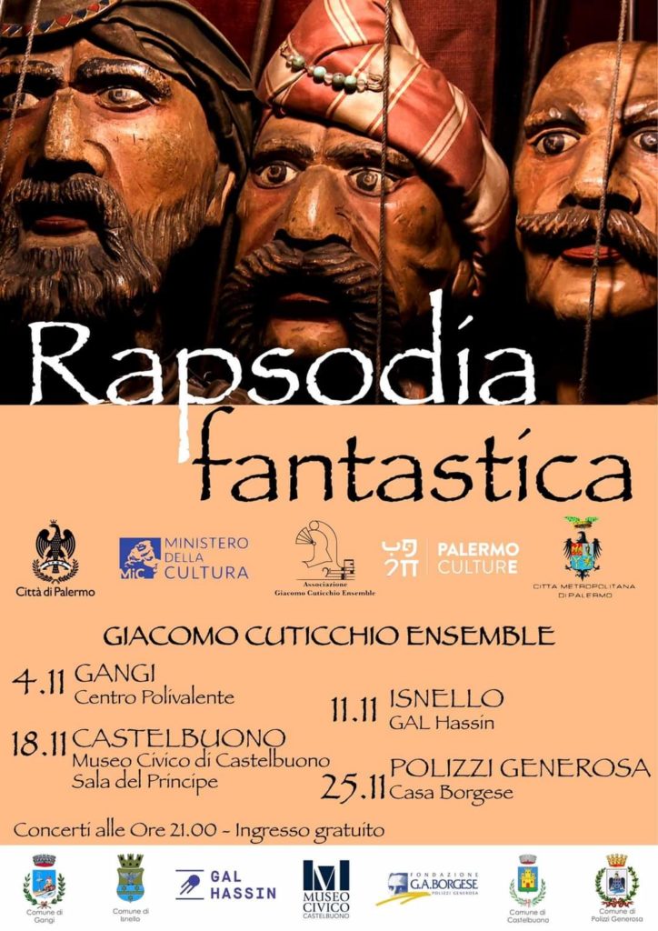 Rapsodia Fantastica. Giacomo Cuticchio Ensemble. Gal Hassin 11 novembre