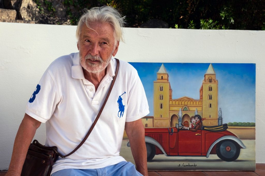 Cefalù,i quadri di Salvo Lombardo in mostra nella Libreria Misuraca