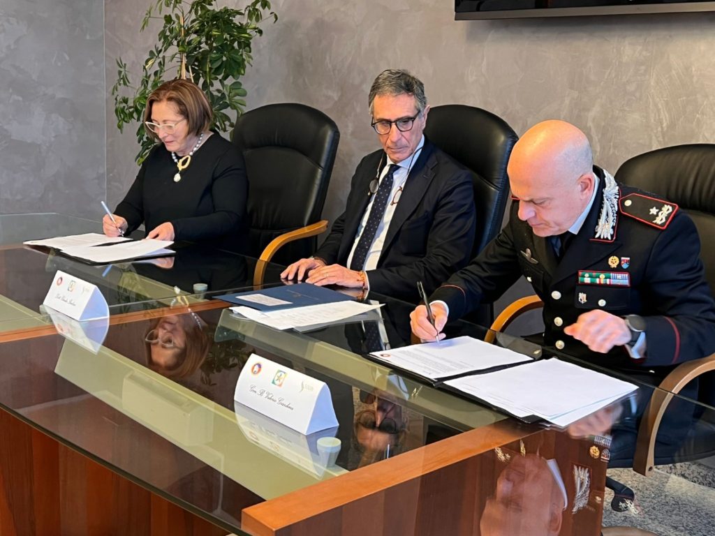 CARABINIERI TUTELA AMBIENTALE e SOGIN firmano protocollo d’intesa per  la gestione e messa in sicurezza dei rifiuti radioattivi