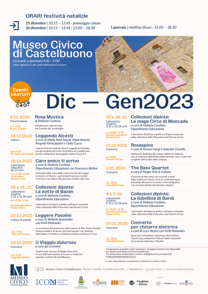 Museo Civico di Castelbuono. Attività gratuite per grandi e piccoli