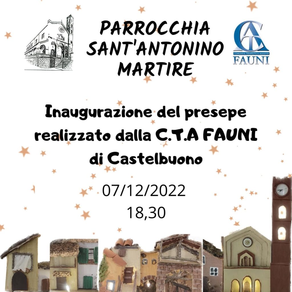 CTA Fauni: un presepe presso la Parrocchia Sant’Antonino Martire di Castelbuono