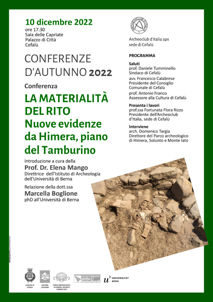 Archeoclub, terza conferenza d’autunno