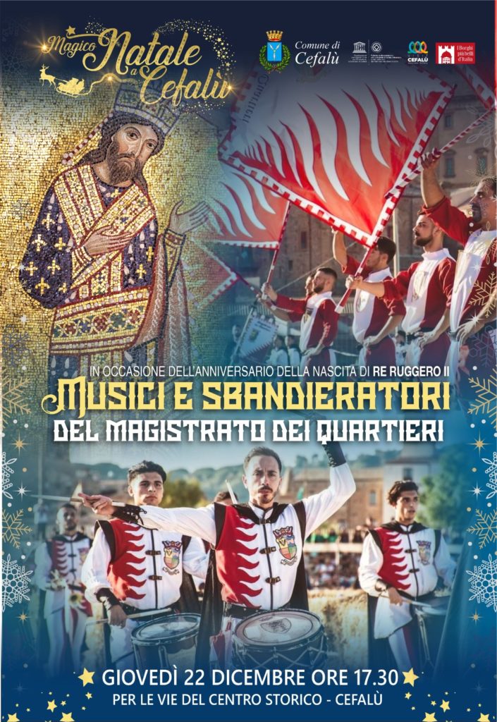 Cefalù, tra musici e sbandieratori. Il 22 dicembre omaggio a Ruggero II
