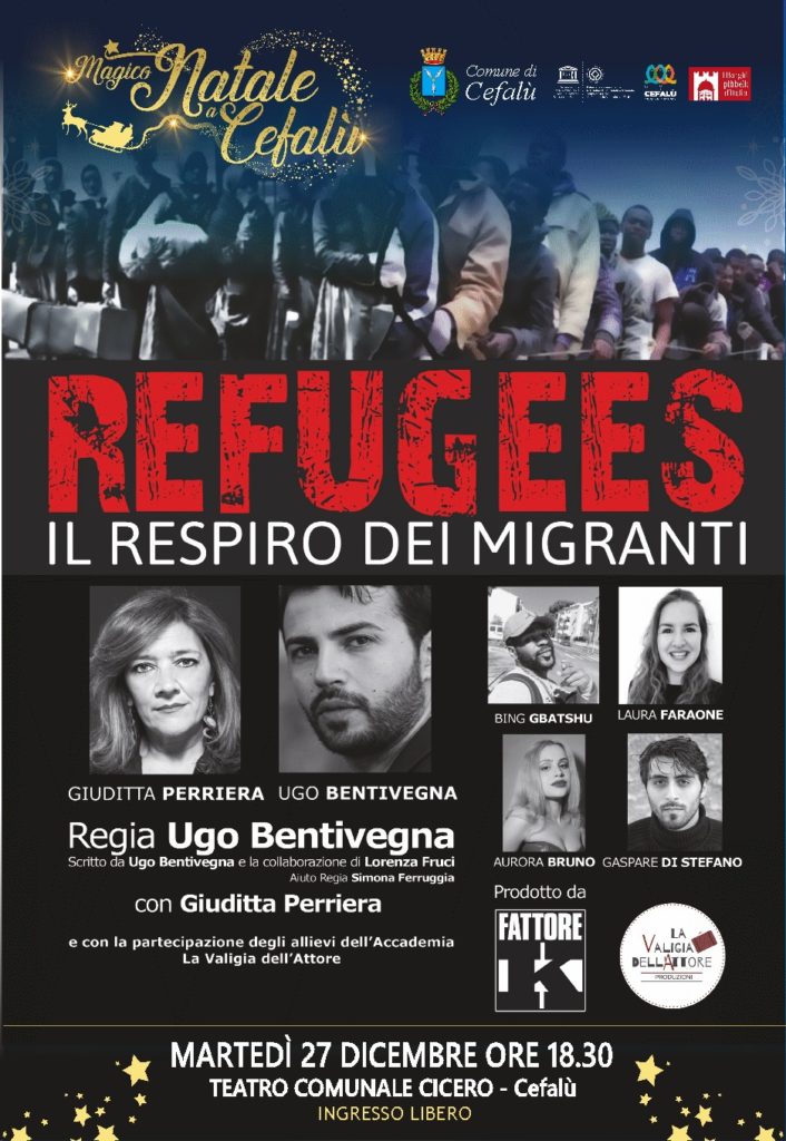 “Refugees” di Ugo Bentivegna al Teatro Cicero