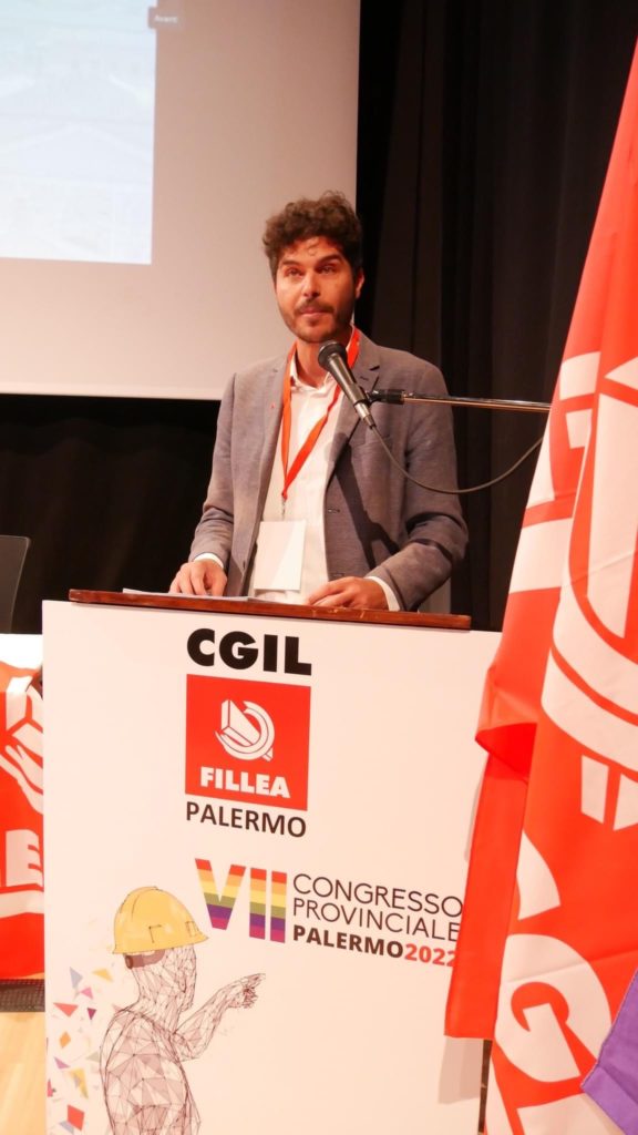 Fillea Cgil Palermo. Piero Ceraulo riconfermato segretario generale