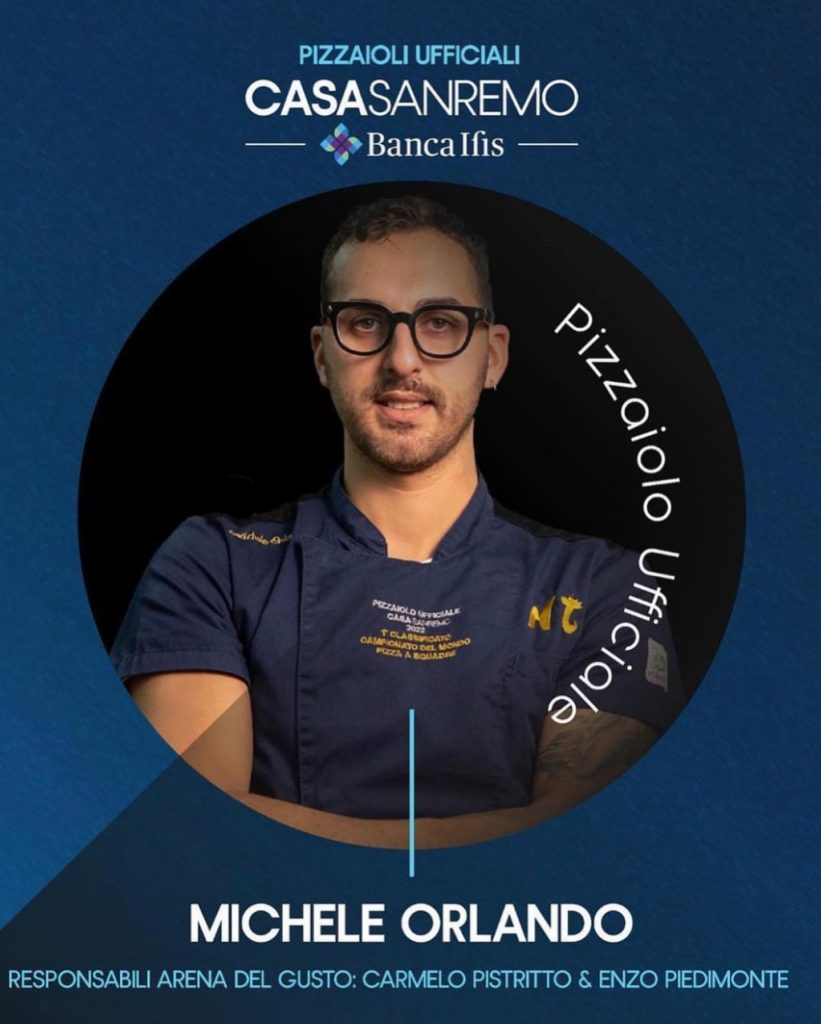 Le pizze di Michele Orlando a ” Casa Sanremo”