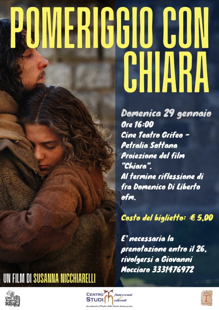<strong>Cinema,pomeriggio con ….Chiara</strong>