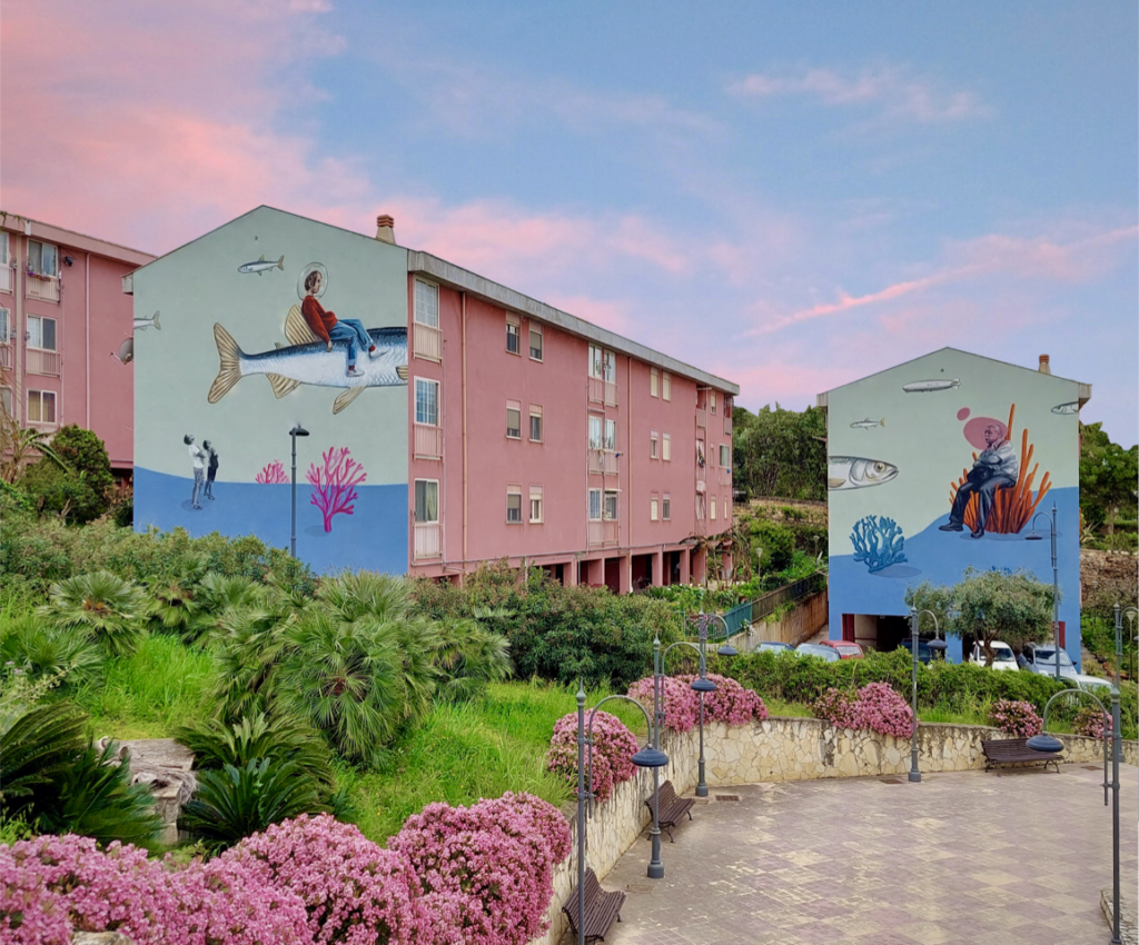 Street Art Cities a Cefalu’,riconoscimento al “murale” di Andrea Buglisi allo Spinito