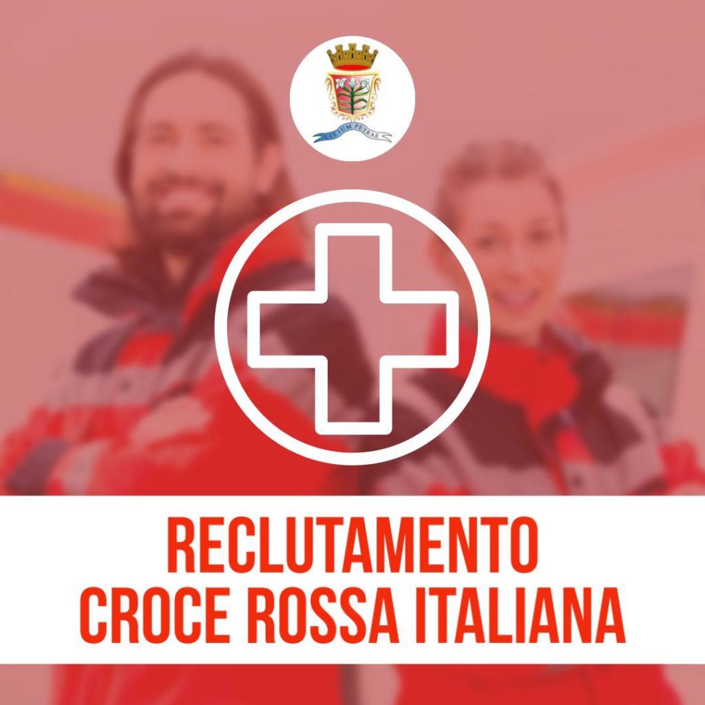 Croce Rossa Italiana lancia la nuova campagna di reclutamento volontari