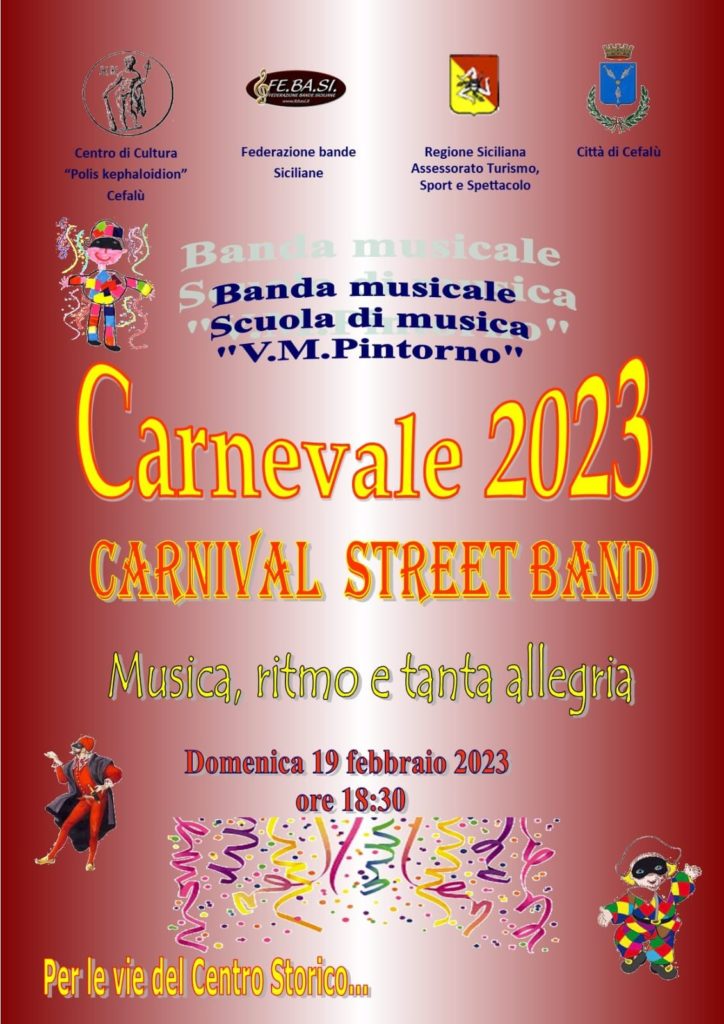 Cefalù. Pintorno: Carnival Street Band