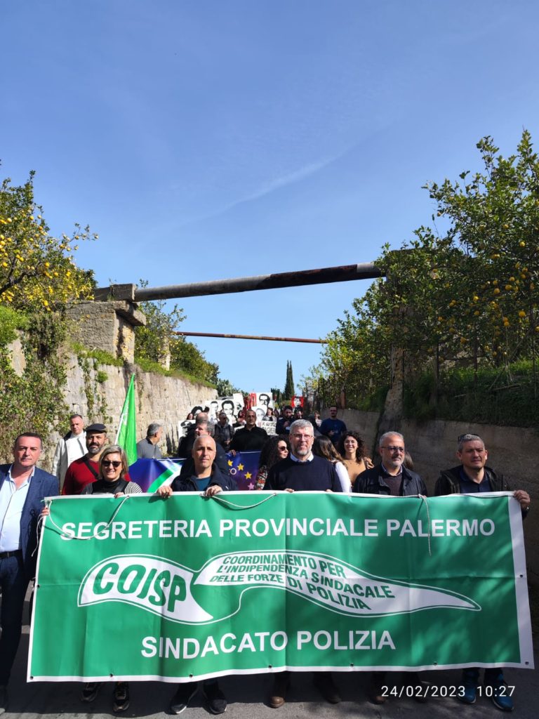 Il COISP alla marcia contro la mafia