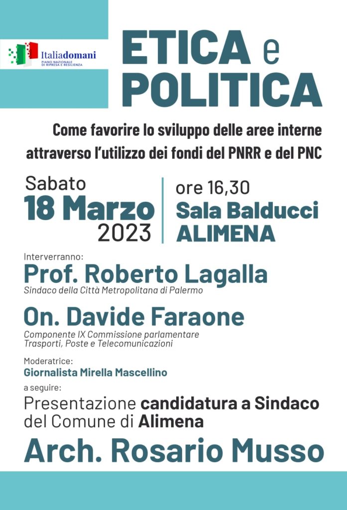 Verso le elezioni,primo candidato ad Alimena,è l’architetto Rosario Musso