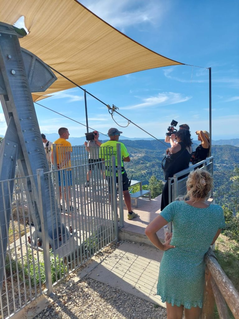 La Zipline di San Mauro sulla BBC