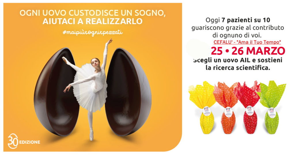 Ama il Tuo Tempo e MASCI: le Uova di Pasqua AIL